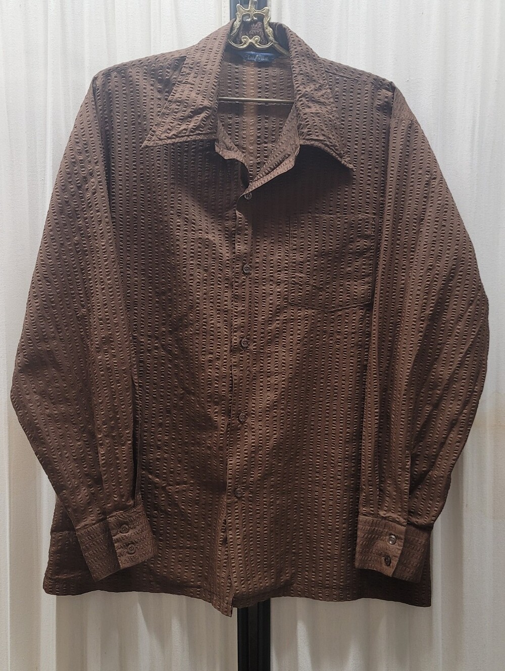 Retro Seersucker Button-Down